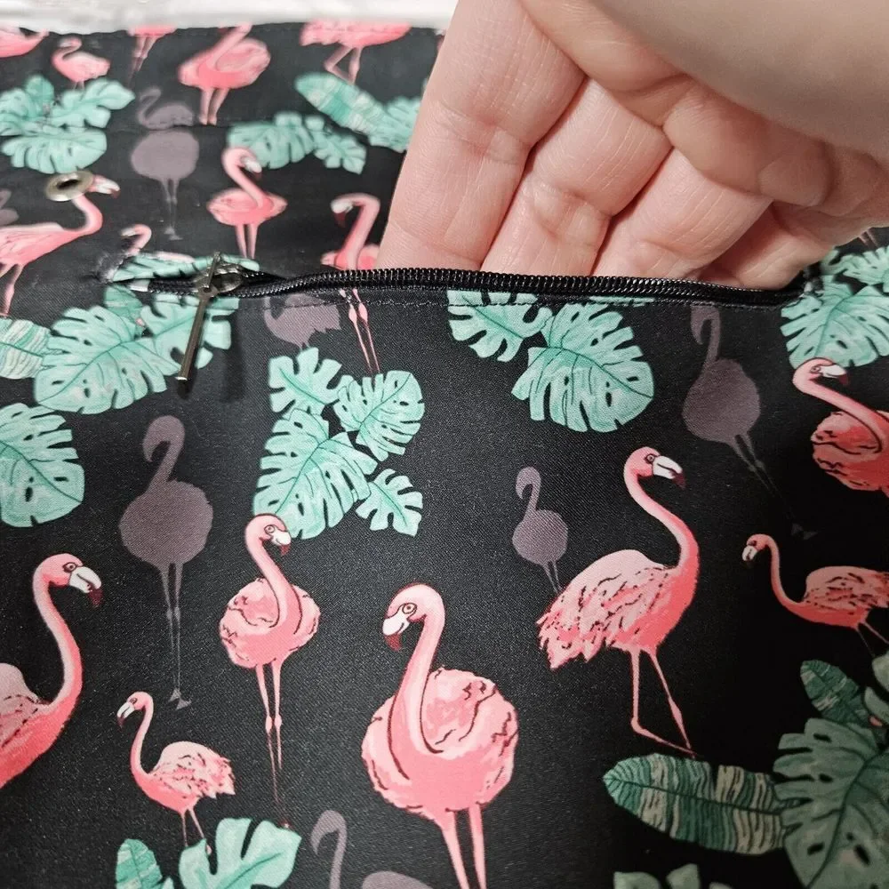Retromarine NY Mens‎ Size 32 Swim Trunks Shorts Flamingo Print Mesh Lined NWT